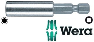 UCHWYT MAGNETYCZNY ZE STALI NIERDZEWNEJ DO BITÓW 1/4'' 152MM