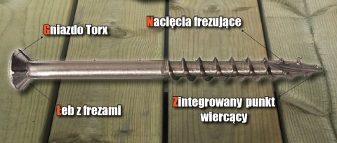 WKRĘT TARASOWY CLASSIC A4 4.2*42M TX20 WKRĘT TARASOWY CLASSIC A4 4.2*42M TX20