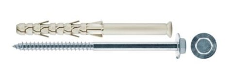 DYBEL RAMOWY ŁEB SZEŚCIOKĄTNY PODKŁADKOWY AC 16/140MM DYBEL RAMOWY ŁEB SZEŚCIOKĄTNY PODKŁADKOWY AC 16/140MM