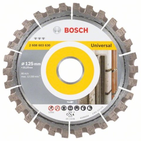 TARCZA DIAMENTOWA BEST FOR UNIVERSAL 125MM TARCZA DIAMENTOWA BEST FOR UNIVERSAL 125MM