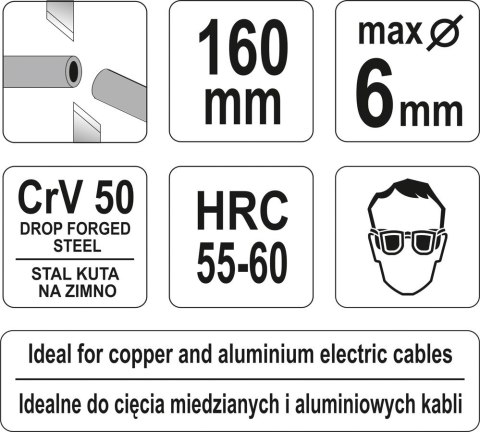 SZCZYPCE DO CIĘCIA PRZEWODÓW 6 CAL SZCZYPCE DO CIĘCIA PRZEWODÓW 6 CAL