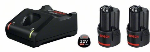 ZESTAW STARTOWY GBA 12V 2*2.0AH + ŁADOWARKA ZESTAW STARTOWY GBA 12V 2*2.0AH + ŁADOWARKA