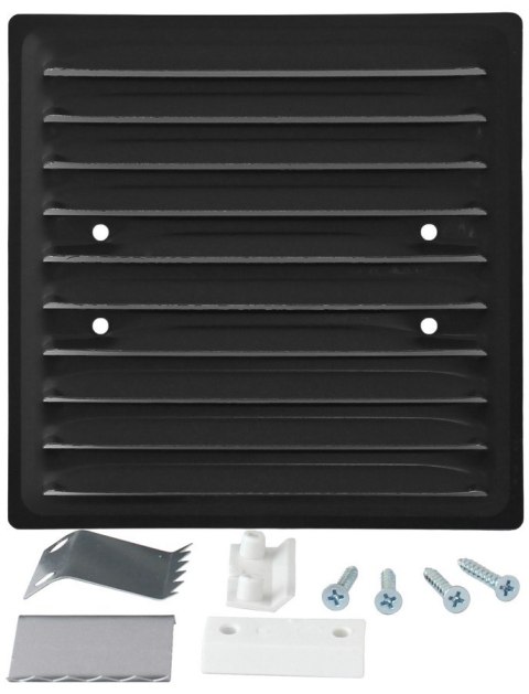 KRATKA METALOWA 150*150MM UCHWYT ROZPRĘŻNY CZARNA KRATKA METALOWA 150*150MM UCHWYT ROZPRĘŻNY CZARNA