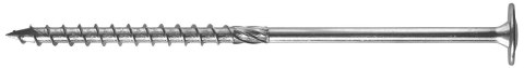 WKRĘT DO DREWNA Z KOŁNIERZEM NA TORX OCYNKOWANY 10*120MM T40
