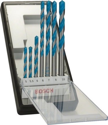ZESTAW WIERTEŁ CYL-9 FI 5, 5.5, 6, 6, 7, 8,10 7SZT. ZESTAW WIERTEŁ CYL-9 FI 5, 5.5, 6, 6, 7, 8,10 7SZT.
