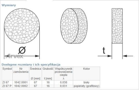 ZAŚLEPKA STYROPIANOWA POPIELATA ZI 67 P 100SZT ZAŚLEPKA STYROPIANOWA POPIELATA ZI 67 P 100SZT
