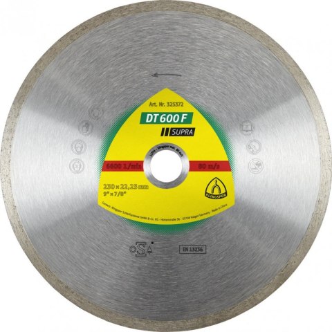 TARCZA DIAMENTOWA GŁADKA DT600F 200MM 325373 TARCZA DIAMENTOWA GŁADKA DT600F 200MM 325373