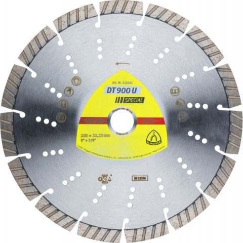 TARCZA DIAMENTOWA SEGMENTOWA DT900U 230MM 325045