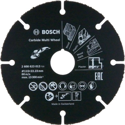 TARCZA UNIWERSALNA Z WĘGLIKÓW SPIEKANYCH MULTI WHEEL 115MM TARCZA UNIWERSALNA Z WĘGLIKÓW SPIEKANYCH MULTI WHEEL 115MM