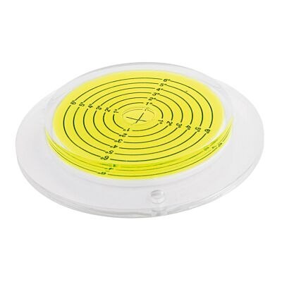 LIBELLA OKRĄGŁA 7.5CM Z PODZIAŁEM NA STOPNIE Z OTWORAMI LIBELLA OKRĄGŁA 7.5CM Z PODZIAŁEM NA STOPNIE Z OTWORAMI