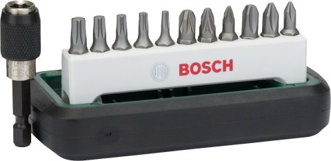 12-CZĘŚCIOWY ZESTAW KOŃCÓWEK PH, PZ, TORX 12-CZĘŚCIOWY ZESTAW KOŃCÓWEK PH, PZ, TORX