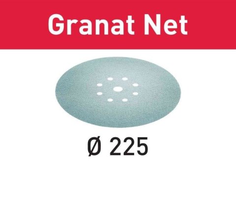 SIATKA ŚCIERNA GRANAT NET D225 P180/25 SIATKA ŚCIERNA GRANAT NET D225 P180/25