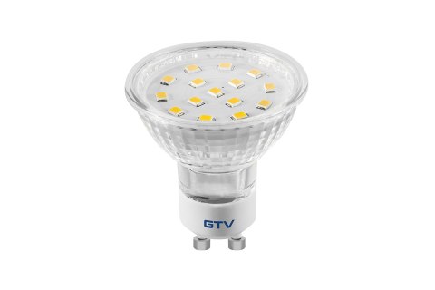 ŻARÓWKA LED SMD GU10 BIAŁY ZIMNY 4W 230V KĄT ŚW.120* 340LM ŻARÓWKA LED SMD GU10 BIAŁY ZIMNY 4W 230V KĄT ŚW.120* 340LM