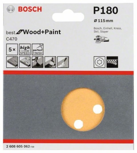 KRĄŻEK ŚCIERNY RW D115 G180 5PC. KRĄŻEK ŚCIERNY RW D115 G180 5PC.