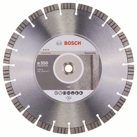 TARCZA DIAMENTOWA DO BETONU BEST FOR CONCRETE 350/20/25 TARCZA DIAMENTOWA DO BETONU BEST FOR CONCRETE 350/20/25