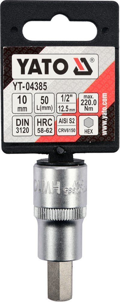 KLUCZ TRZPIENIOWY L55MM HEX 1/2' 10MM KLUCZ TRZPIENIOWY L55MM HEX 1/2' 10MM