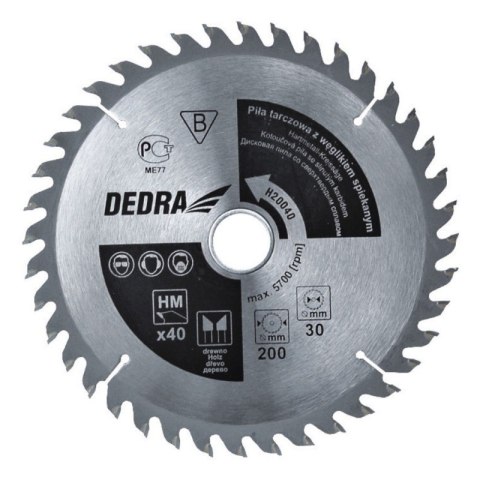 PIŁA TARCZOWA DO DREWNA 30Z ŚR.130*20MM PIŁA TARCZOWA DO DREWNA 30Z ŚR.130*20MM