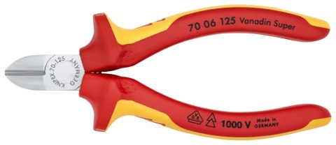 SZCZYPCE TNĄCE BOCZNE IZOLOWANE 125MM SZCZYPCE TNĄCE BOCZNE IZOLOWANE 125MM