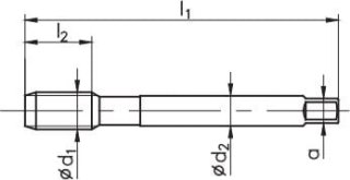 GWINTOWNIK MASZYNOWY DIN 376 HSS M5