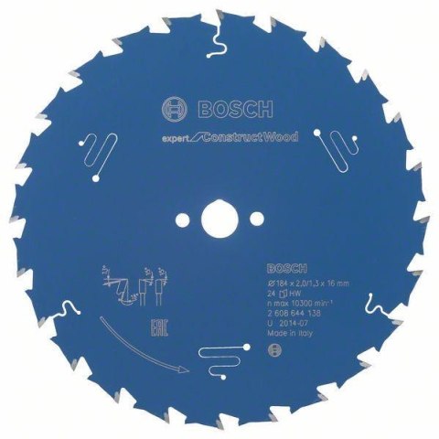 TARCZA PILARSKA EXPERT CW H 184*16-24 TARCZA PILARSKA EXPERT CW H 184*16-24