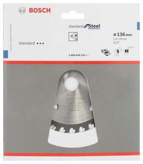 TARCZA PILARSKA ST SL H 136*20-30 TARCZA PILARSKA ST SL H 136*20-30