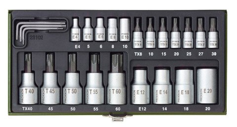 ZESTAW KLUCZY GWIAZDKOWYCH TORX 24CZ. ZESTAW KLUCZY GWIAZDKOWYCH TORX 24CZ.