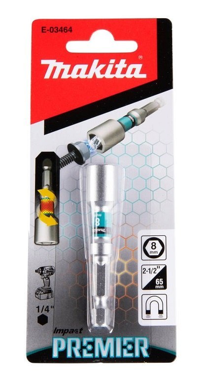 NASADKA UDAROWA IMPACT PREMIER 1/4'' HEX 8*65MM NASADKA UDAROWA IMPACT PREMIER 1/4'' HEX 8*65MM