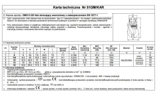HAK SKRACAJĄCY SWORZNIOWY Z ZABEZPIECZENIEM 13MM G8 WLL5.3T