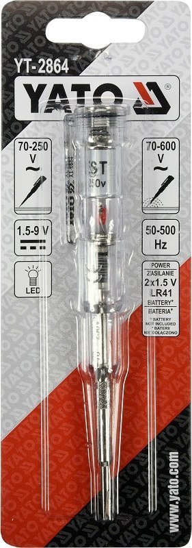 PRÓBNIK NAPIĘCIA 70-250V PRÓBNIK NAPIĘCIA 70-250V