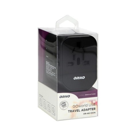 ADAPTER PODRÓŻNY 100-240V 8A 2XUSB 5V 2,4A INTELIGENTNA ADAPTER PODRÓŻNY 100-240V 8A 2XUSB 5V 2,4A INTELIGENTNA