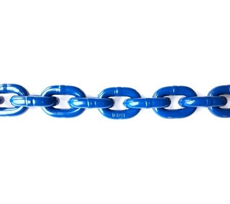 ŁAŃCUCH ZAWIESIOWY NIEBIESKI 6MM G10 WLL 1.4T ŁAŃCUCH ZAWIESIOWY NIEBIESKI 6MM G10 WLL 1.4T