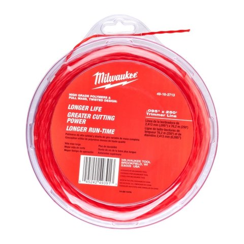 ŻYŁKA DO WYKASZARKI 2.4MM 76M ŻYŁKA DO WYKASZARKI 2.4MM 76M
