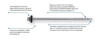 WKRĘT DO PŁYT WARSTWOWYCH Z EPDM 7,0/6.3*173MM