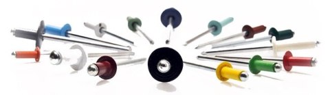 NIT ZRYWALNY ALUMINIOWO-STALOWY 4.0*8MM RAL 8011 NIT ZRYWALNY ALUMINIOWO-STALOWY 4.0*8MM RAL 8011