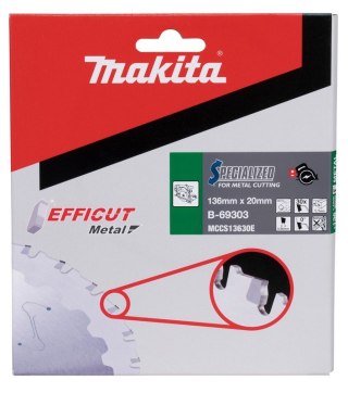 PIŁA SPIEKOWA 'EFFICUT' 136*20*30Z TCT
