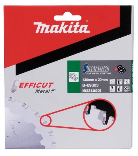 PIŁA SPIEKOWA 'EFFICUT' 136*20*30Z TCT