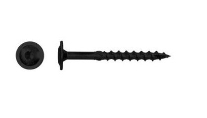 WKRĘT DO DREWNA Z KOŁNIERZEM NA TORX OCYNK CZARNY 8*50MM T40 WKRĘT DO DREWNA Z KOŁNIERZEM NA TORX OCYNK CZARNY 8*50MM T40