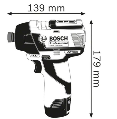 KLUCZ UDAROWY AKUMULATOROWY 1/4'' GDR 12V-110 2*3.0AH KLUCZ UDAROWY AKUMULATOROWY 1/4'' GDR 12V-110 2*3.0AH