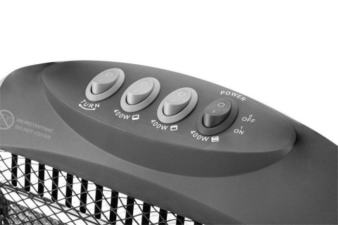 PROMIENNIK HALOGENOWY PODCZERWIENI 400W/800W/1200W CZARNY PROMIENNIK HALOGENOWY PODCZERWIENI 400W/800W/1200W CZARNY