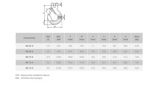 HAK ŁAŃCUCHOWY MC 6-8 1,12T