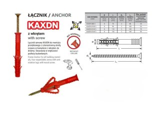 KOŁEK RAMOWY WSZECHSTRONNY KAXDN 8*120MM NYLON