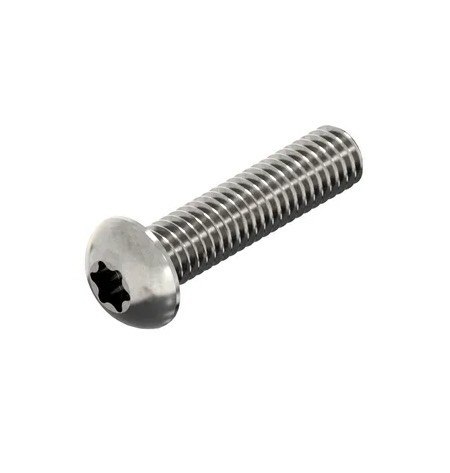 WKRĘT DO METALU Z ŁBEM KULISTYM A2 TX 4*10MM 7380-1 6-KARB.